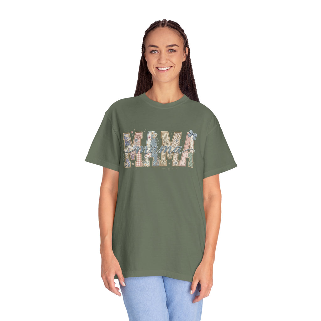Mama Floral Graphic T-Shirt – Mother's Day Rustic Vintage Mom Tee