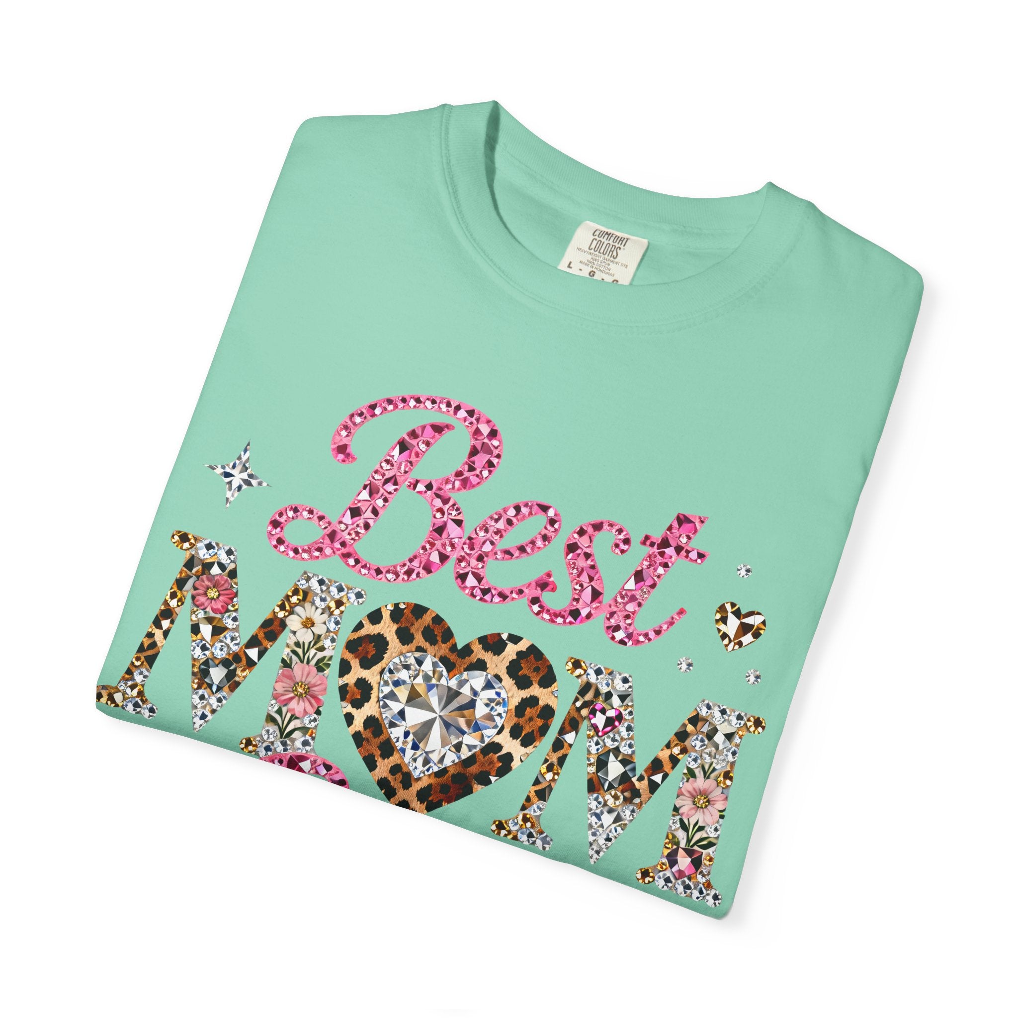Best Mom Ever T-Shirt — Leopard Heart Mother's Day Gift