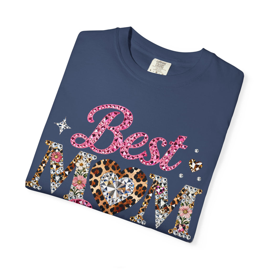 Best Mom Ever T-Shirt — Leopard Heart Mother's Day Gift