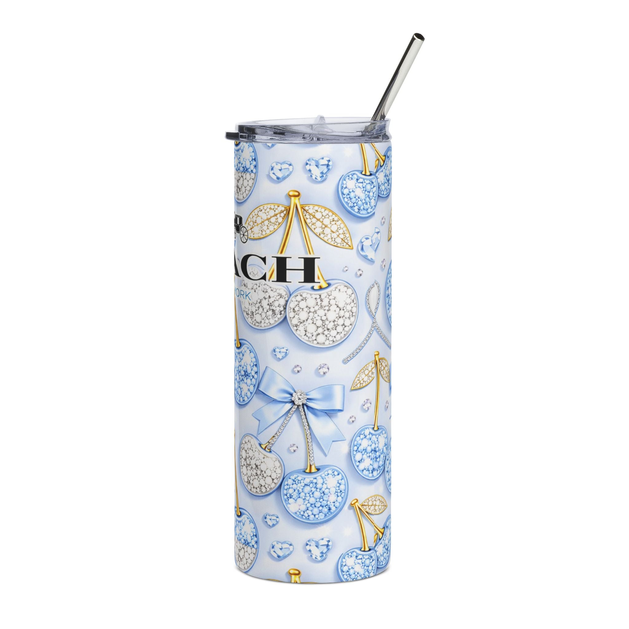 Coach Stainless Steel Tumbler, 20oz