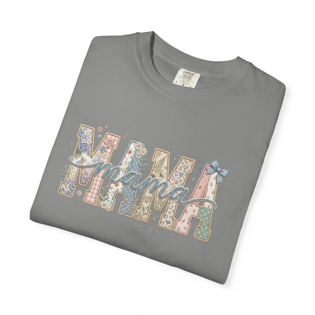 Mama Floral Graphic T-Shirt – Mother's Day Rustic Vintage Mom Tee