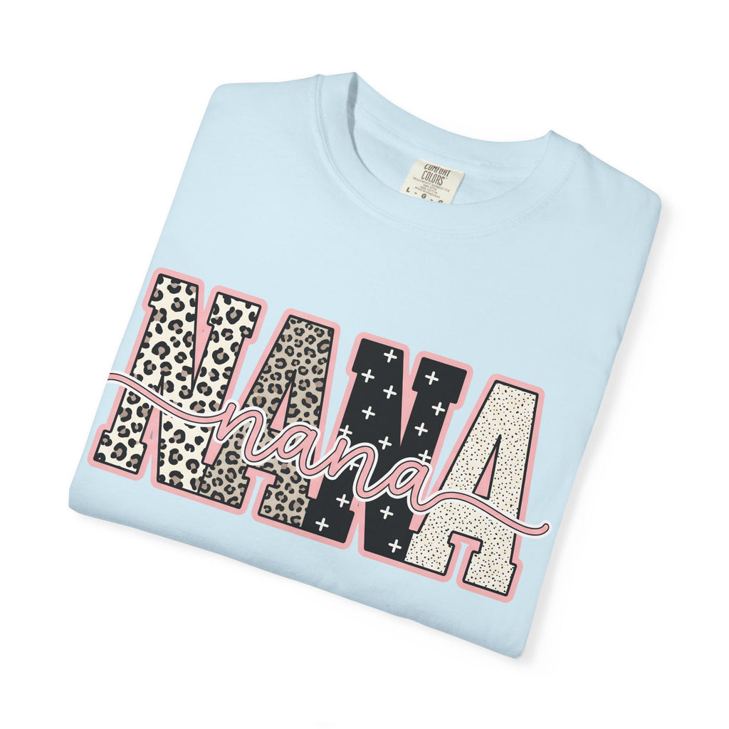 Nana Leopard & Stars T-Shirt – Stylish Grandma Graphic Tee
