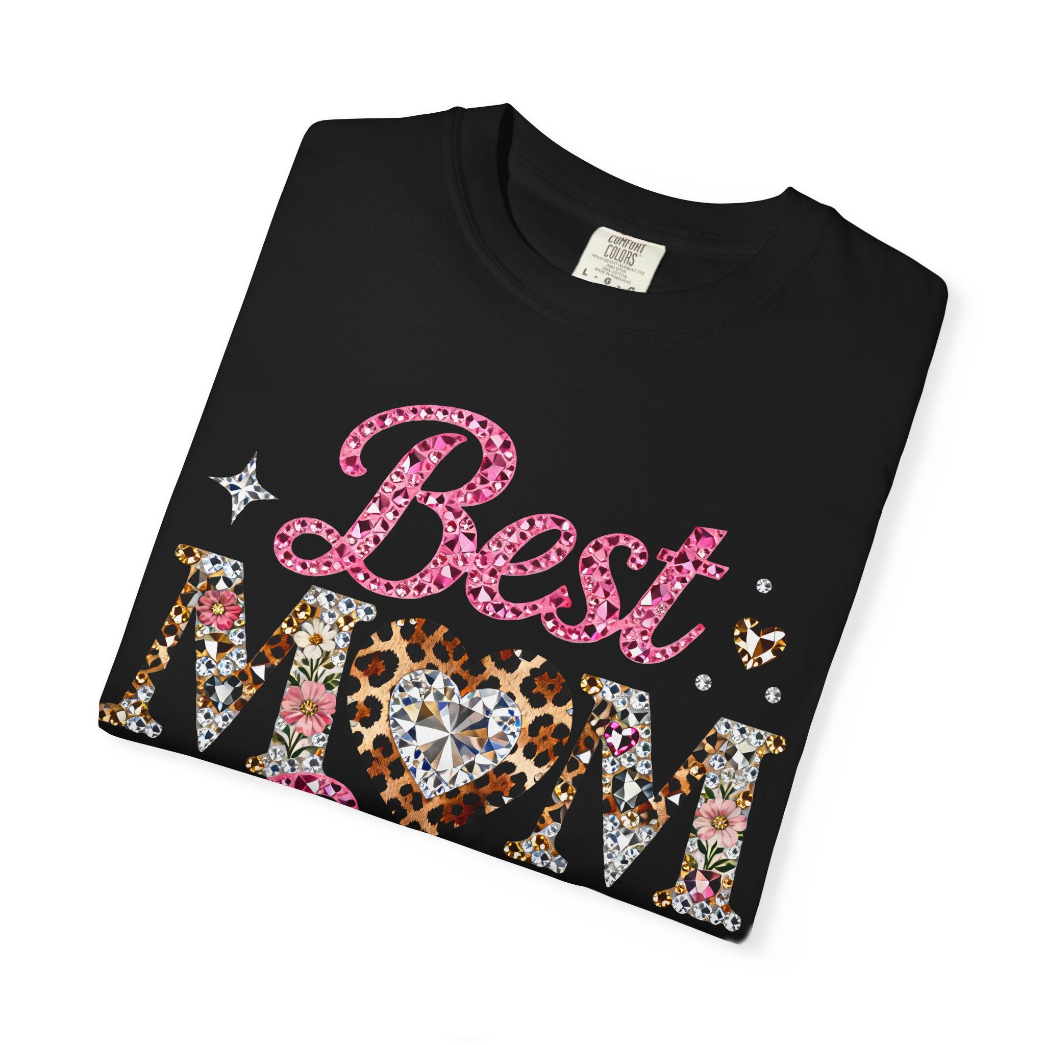Best Mom Ever T-Shirt — Leopard Heart Mother's Day Gift