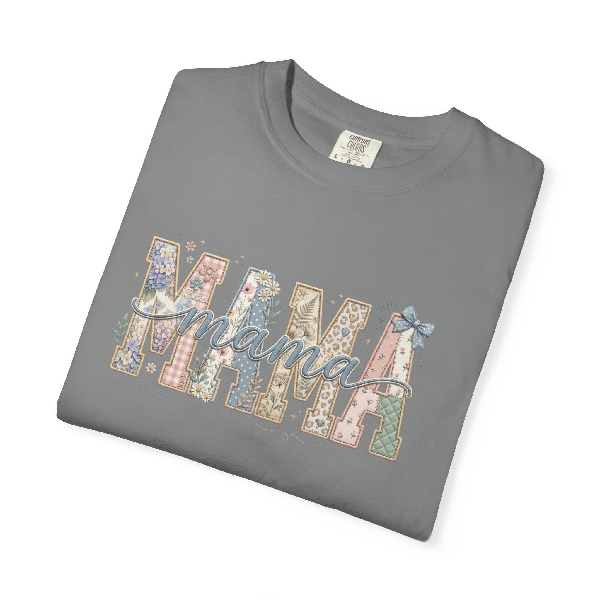 Mama Floral Graphic T-Shirt – Mother's Day Rustic Vintage Mom Tee