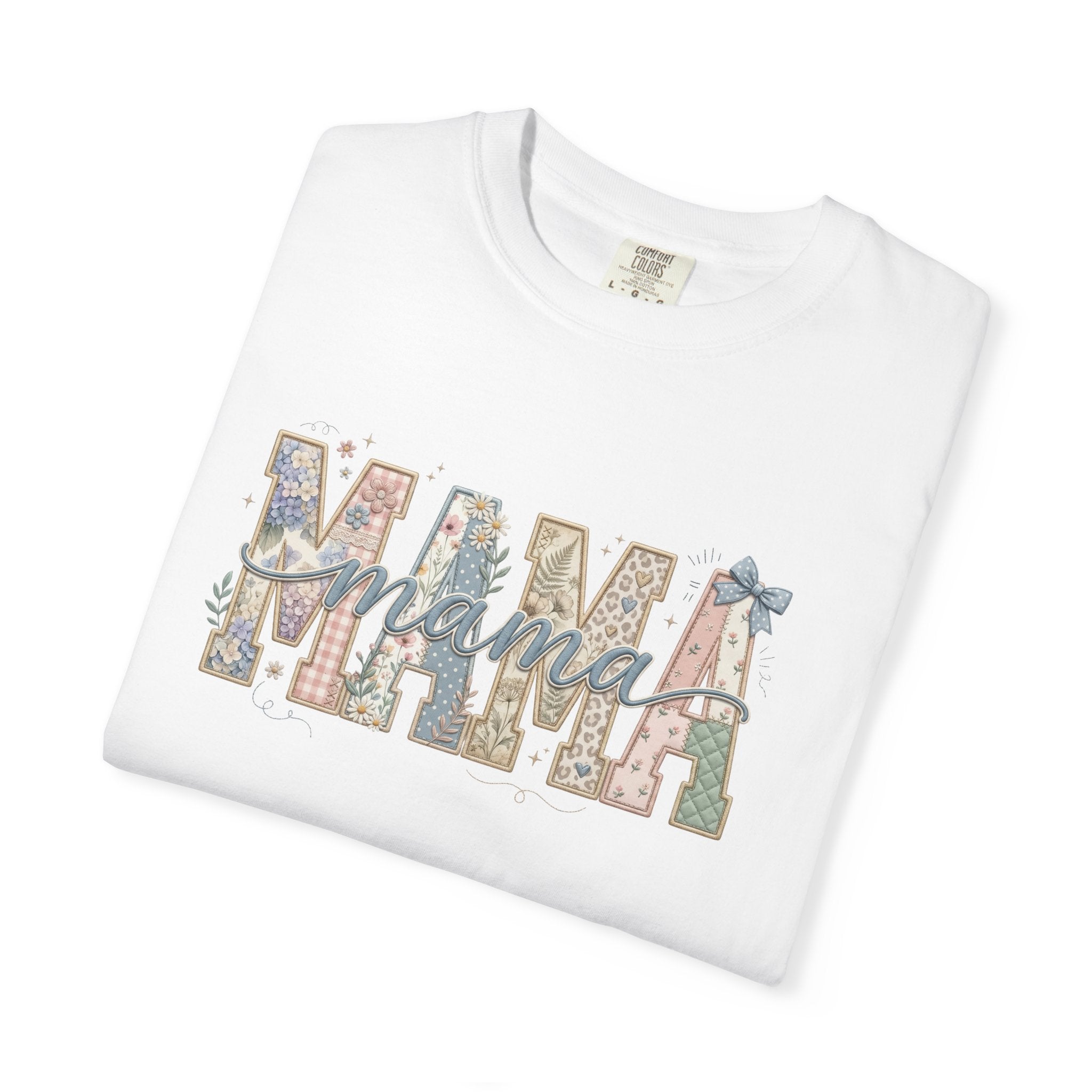 Mama Floral Graphic T-Shirt – Mother's Day Rustic Vintage Mom Tee