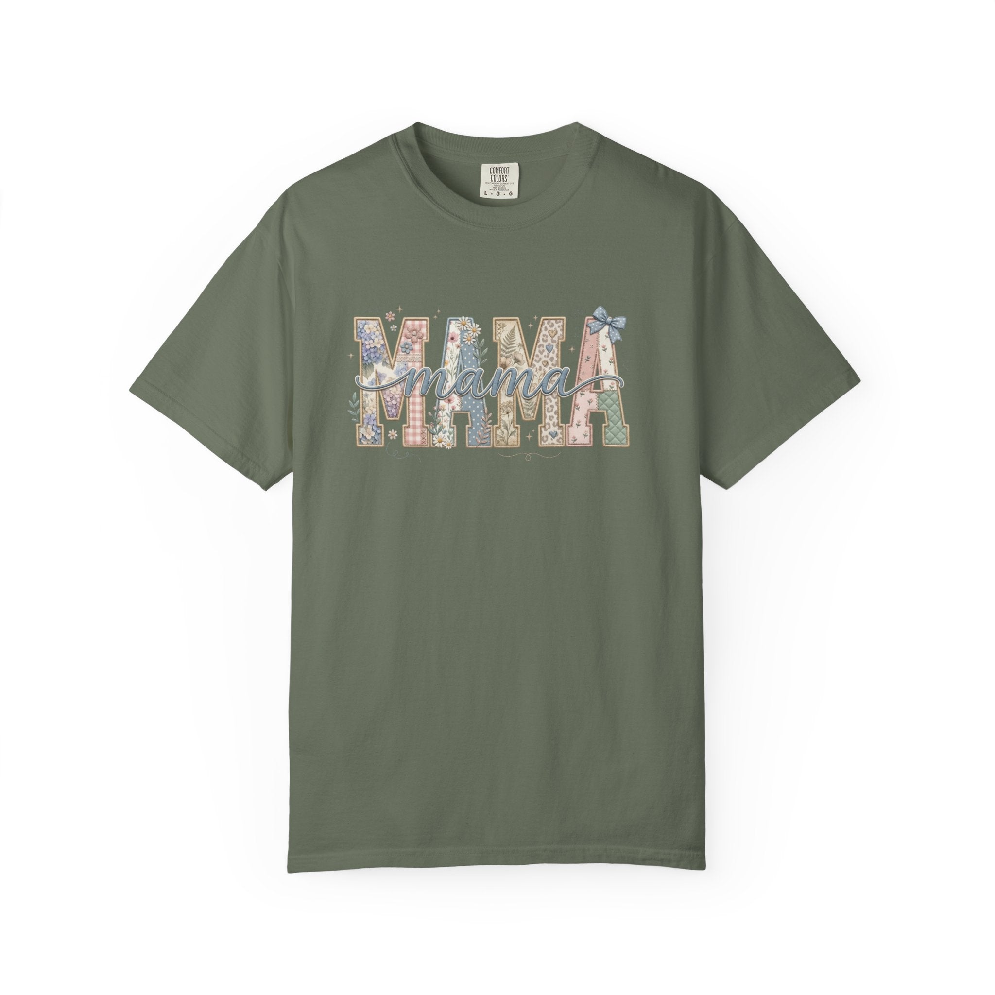 Mama Floral Graphic T-Shirt – Mother's Day Rustic Vintage Mom Tee