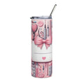 Nurse Essentials 20oz Stainless Tumbler — Pink