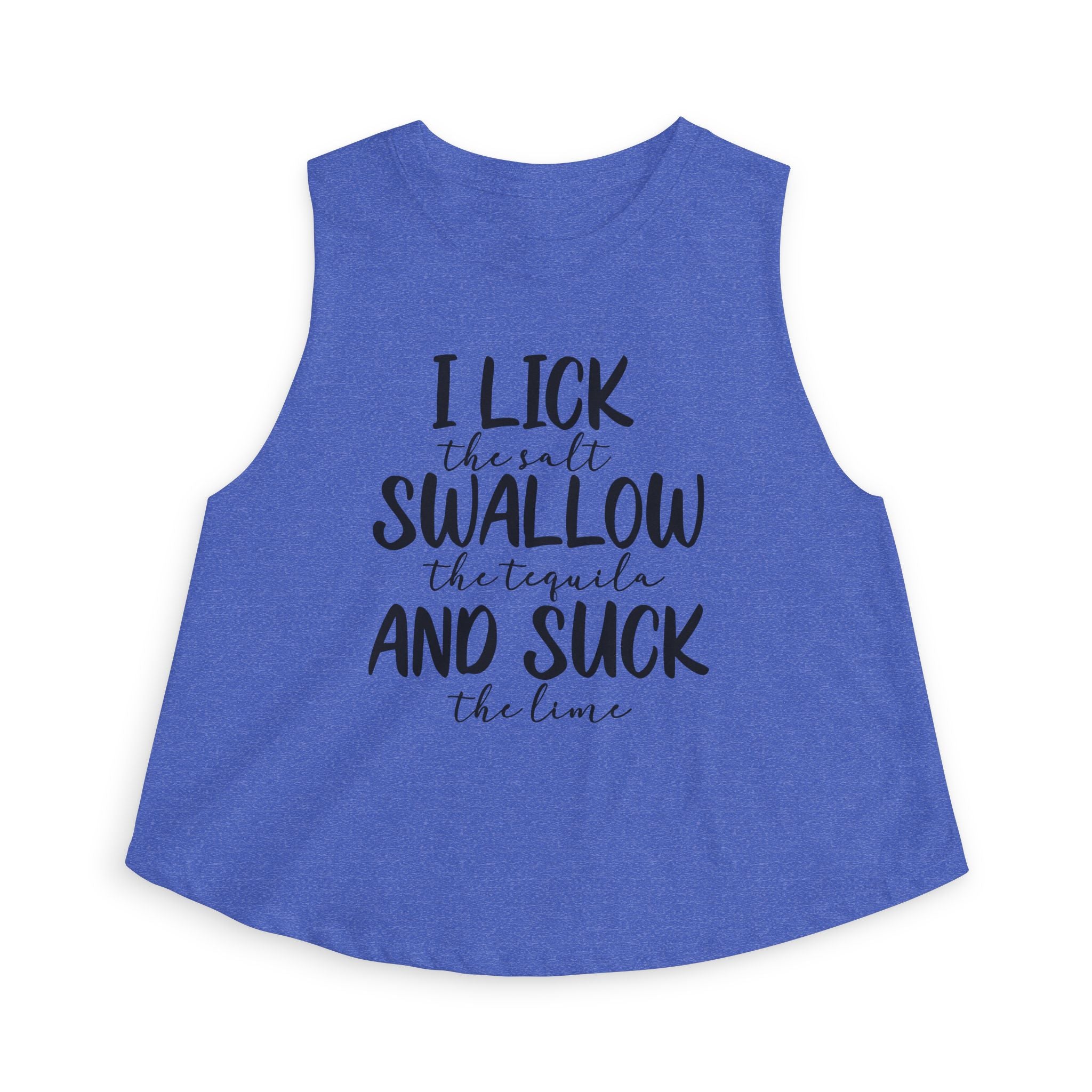Crop Top – "I Lick the Salt, Swallow the Tequila, And Suck the Lime" Bachelorette Party Tank