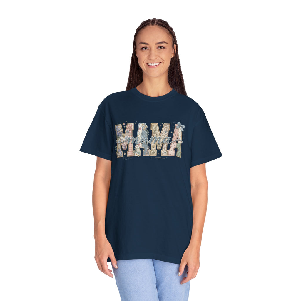 Mama Floral Graphic T-Shirt – Mother's Day Rustic Vintage Mom Tee