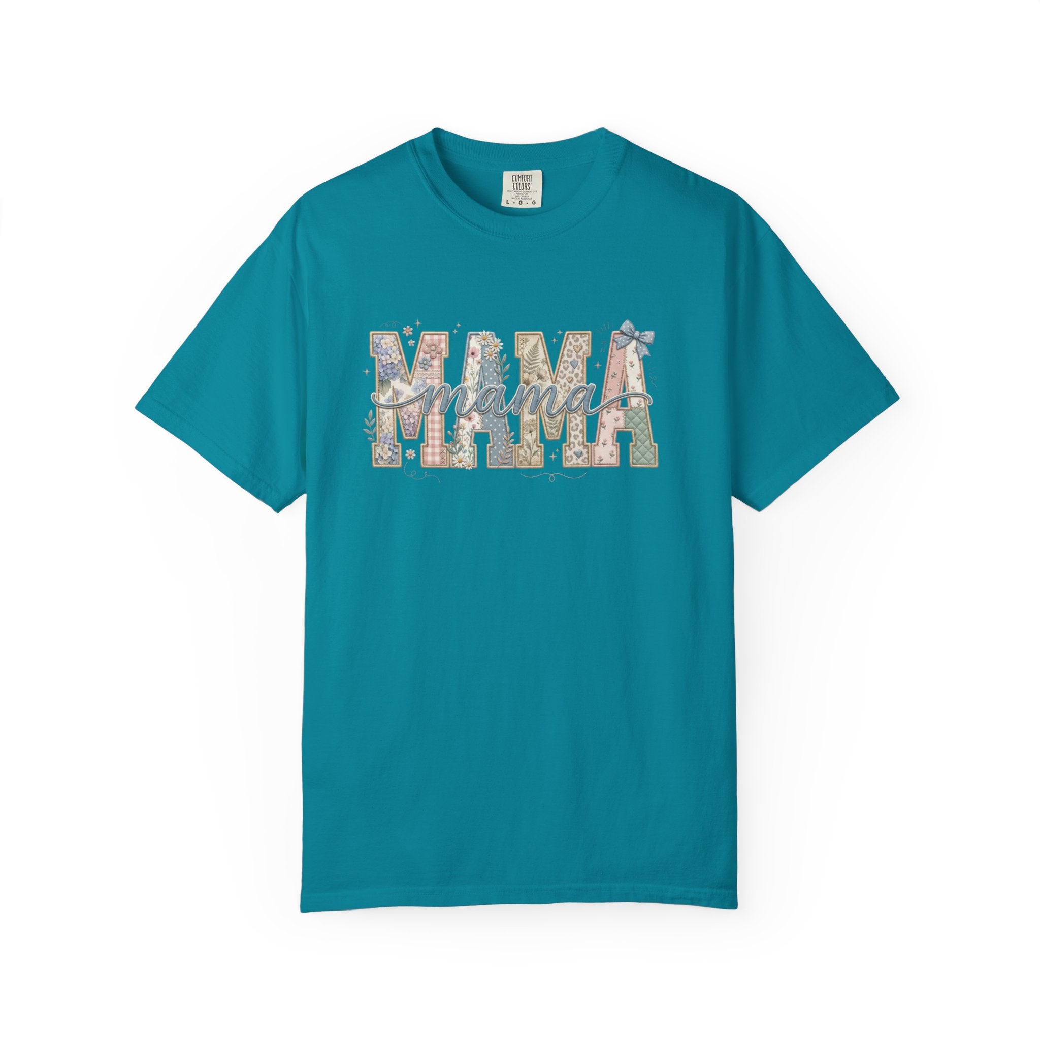 Mama Floral Graphic T-Shirt – Mother's Day Rustic Vintage Mom Tee