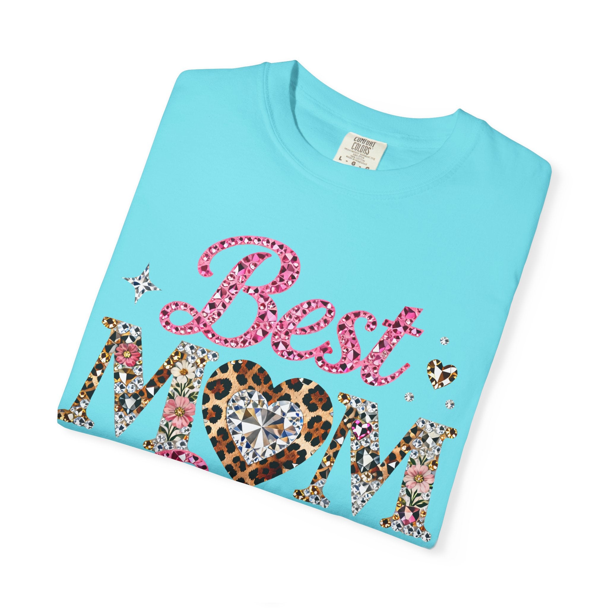 Best Mom Ever T-Shirt — Leopard Heart Mother's Day Gift