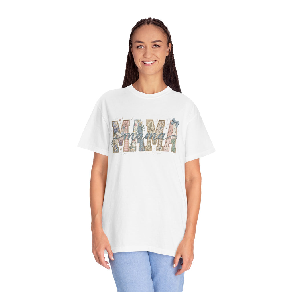 Mama Floral Graphic T-Shirt – Mother's Day Rustic Vintage Mom Tee
