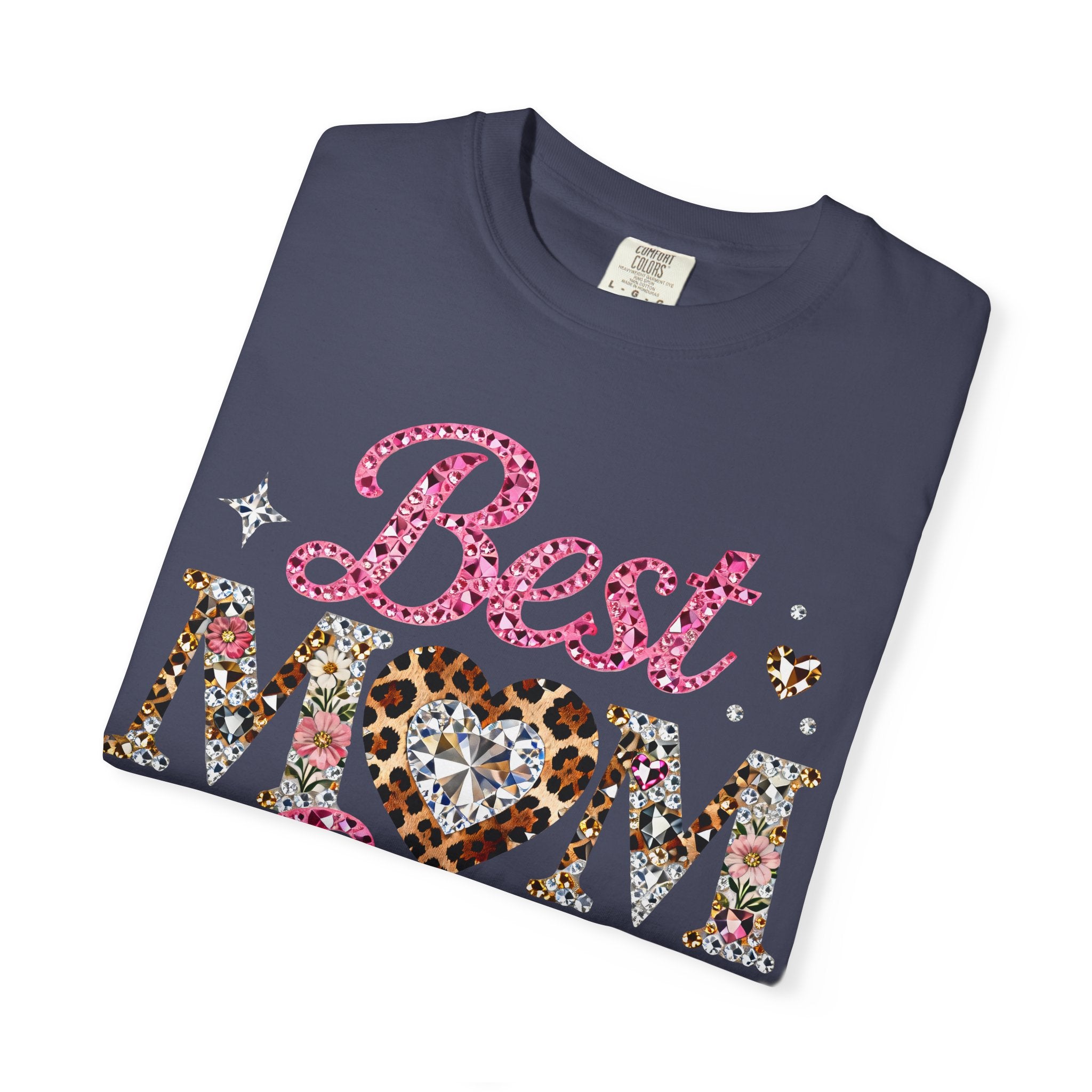Best Mom Ever T-Shirt — Leopard Heart Mother's Day Gift