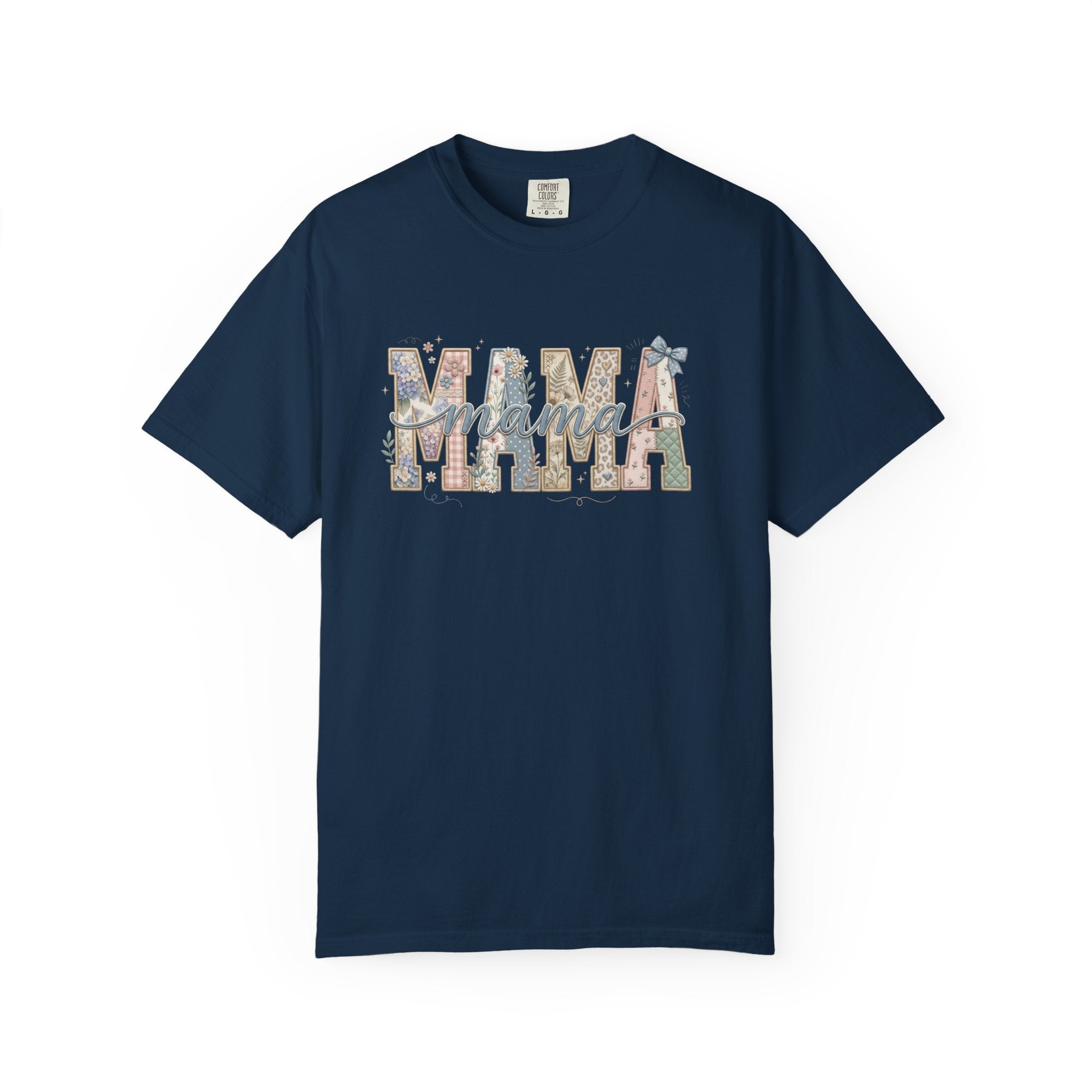 Mama Floral Graphic T-Shirt – Mother's Day Rustic Vintage Mom Tee