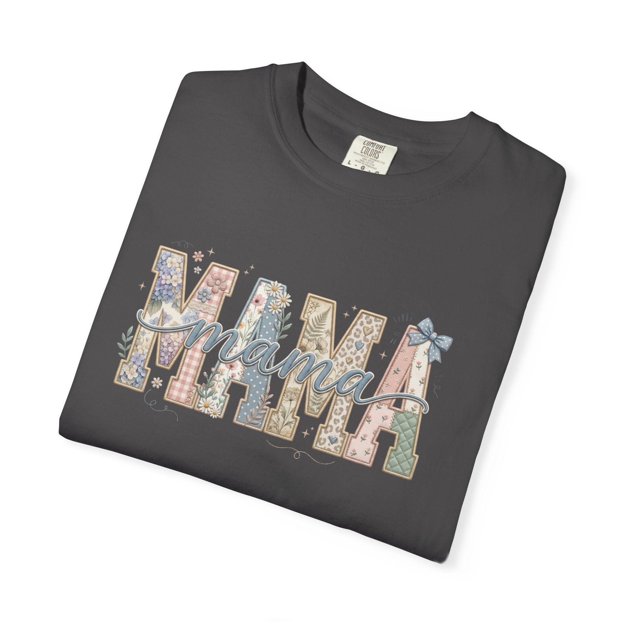 Mama Floral Graphic T-Shirt – Mother's Day Rustic Vintage Mom Tee