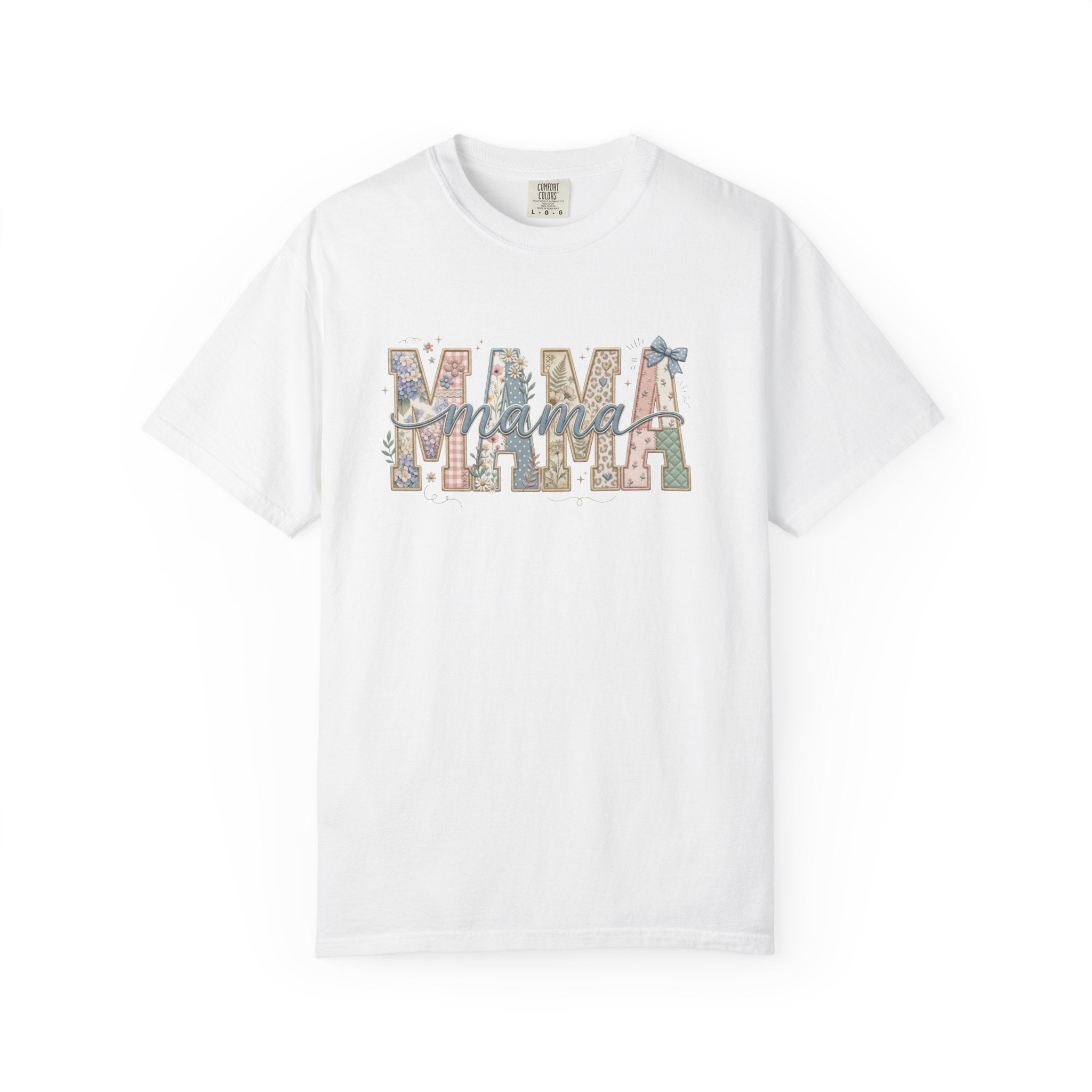 Mama Floral Graphic T-Shirt – Mother's Day Rustic Vintage Mom Tee