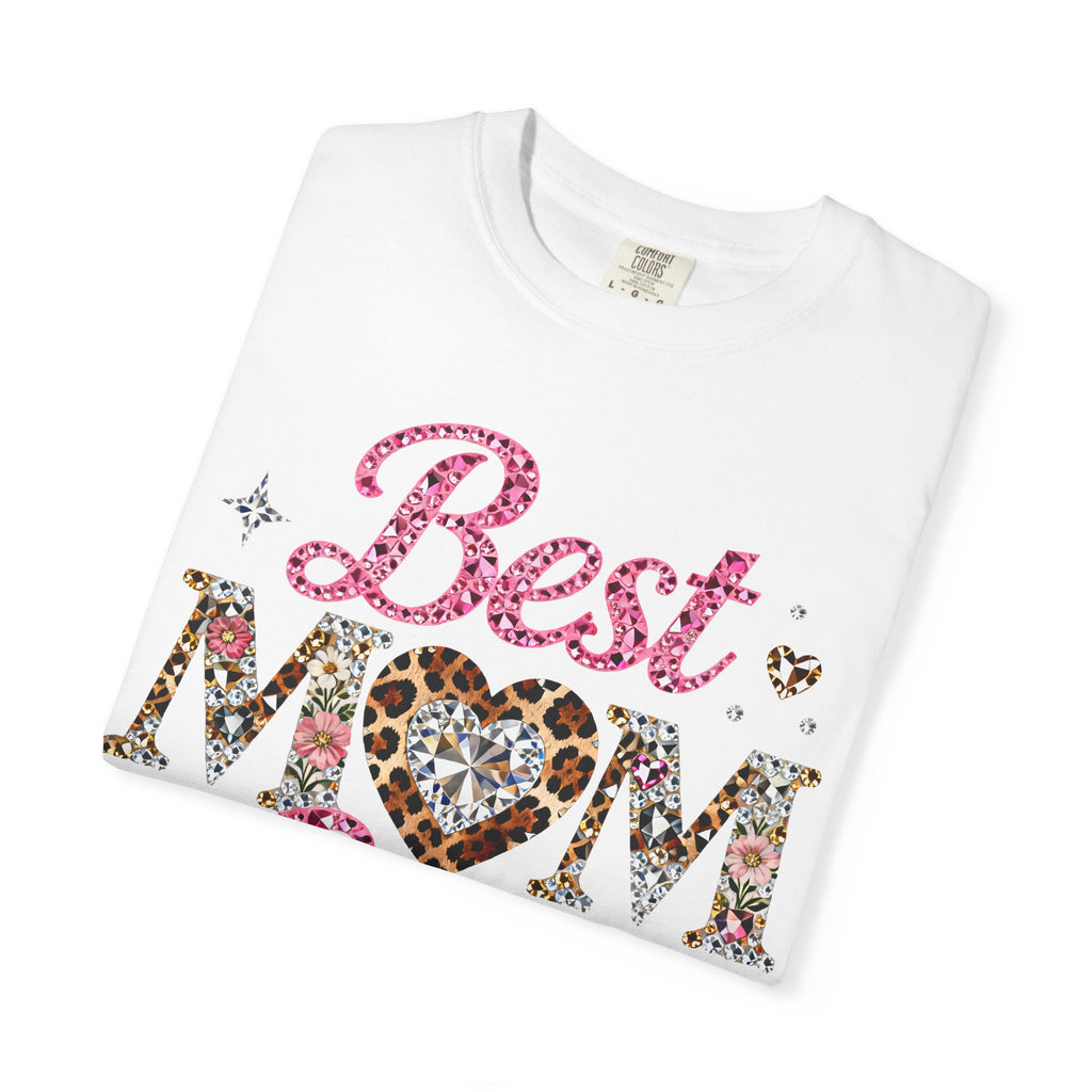 Best Mom Ever T-Shirt — Leopard Heart Mother's Day Gift
