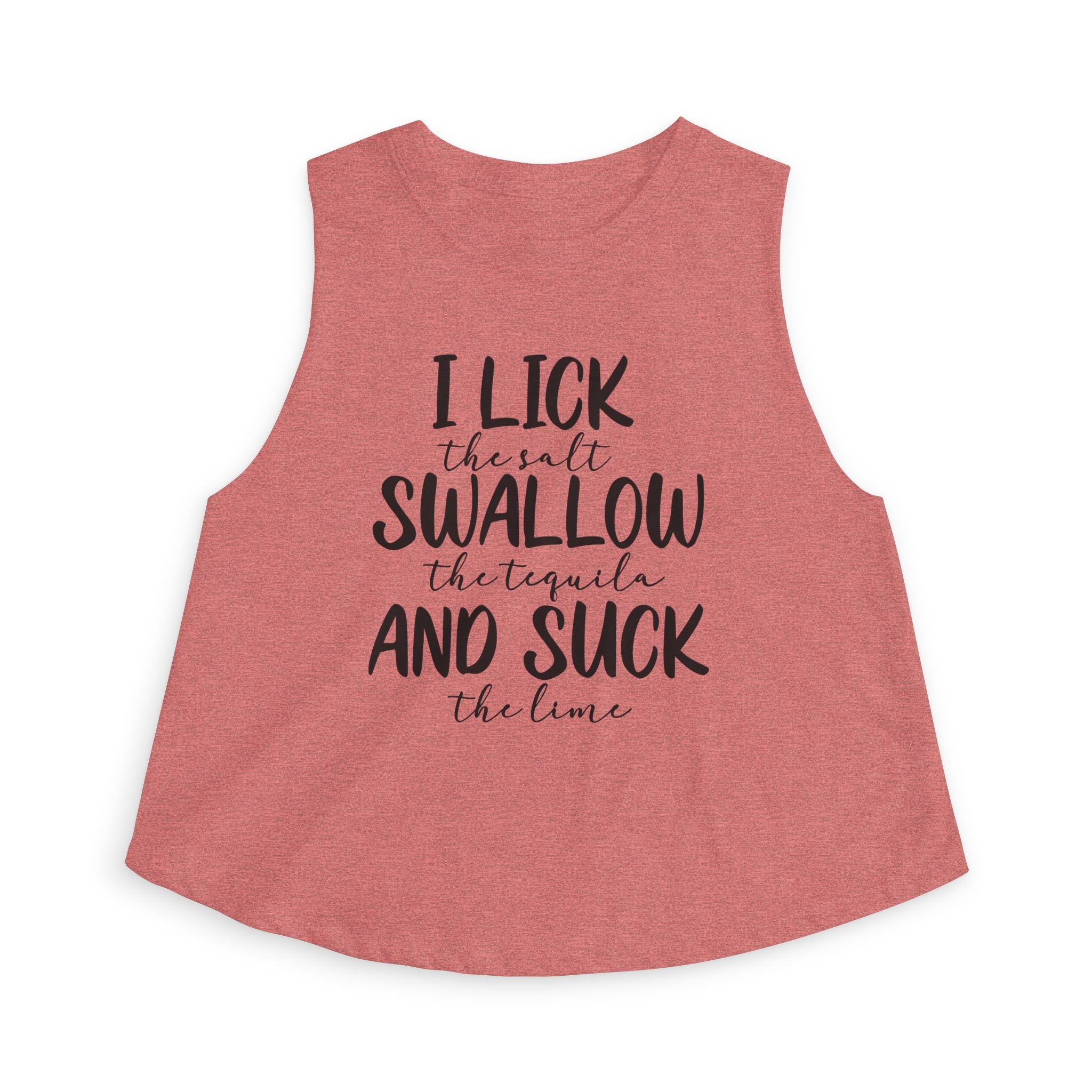 Crop Top – "I Lick the Salt, Swallow the Tequila, And Suck the Lime" Bachelorette Party Tank
