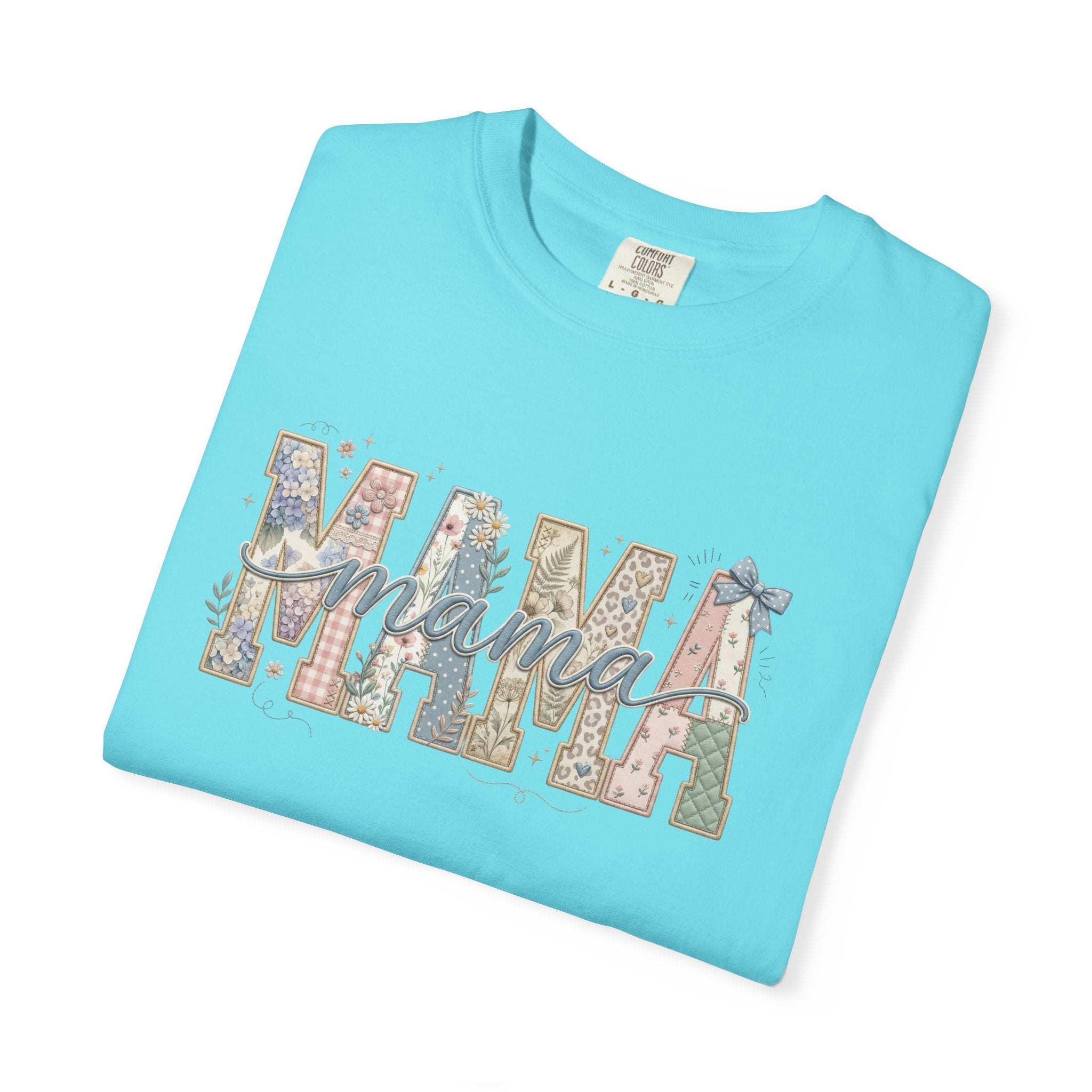 Mama Floral Graphic T-Shirt – Mother's Day Rustic Vintage Mom Tee