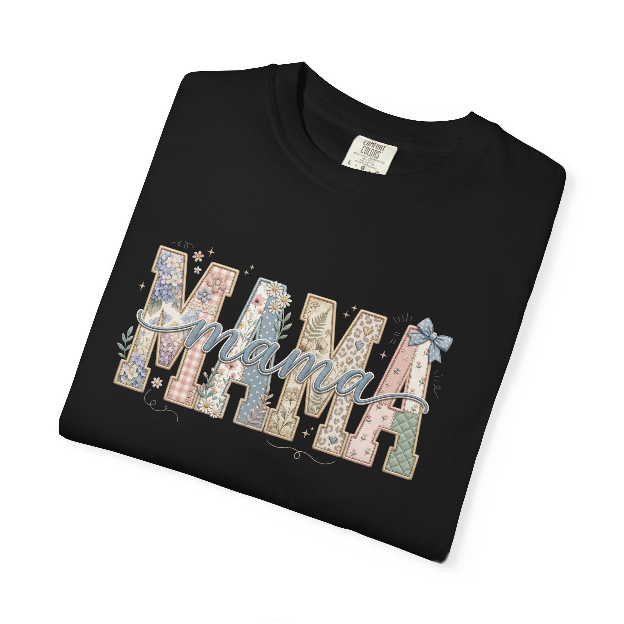 Mama Floral Graphic T-Shirt – Mother's Day Rustic Vintage Mom Tee