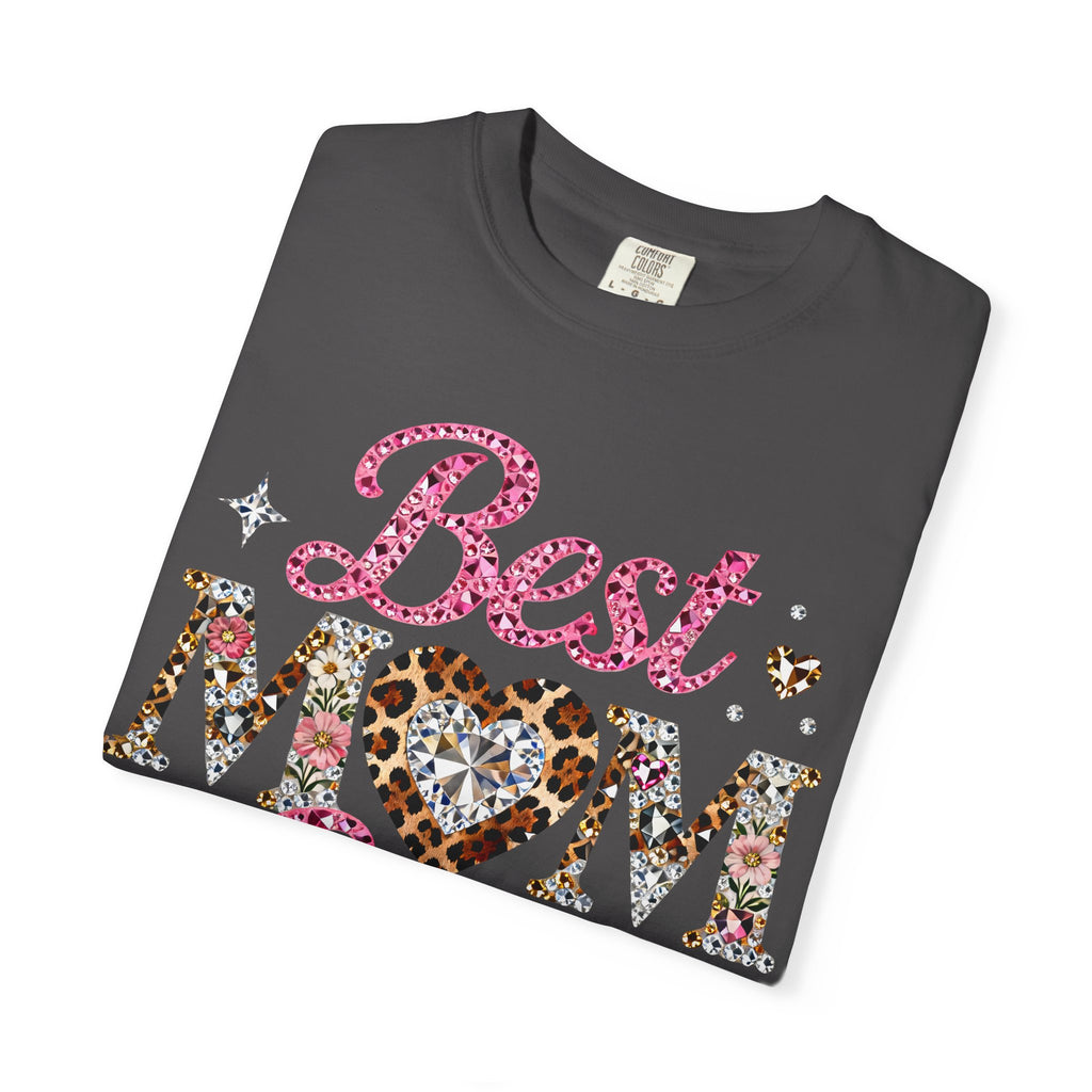 Best Mom Ever T-Shirt — Leopard Heart Mother's Day Gift