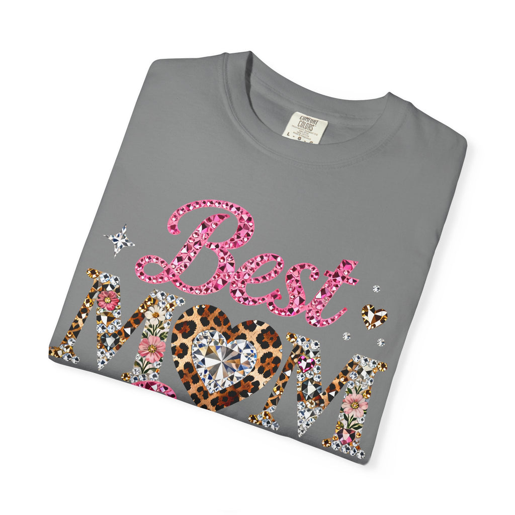 Best Mom Ever T-Shirt — Leopard Heart Mother's Day Gift