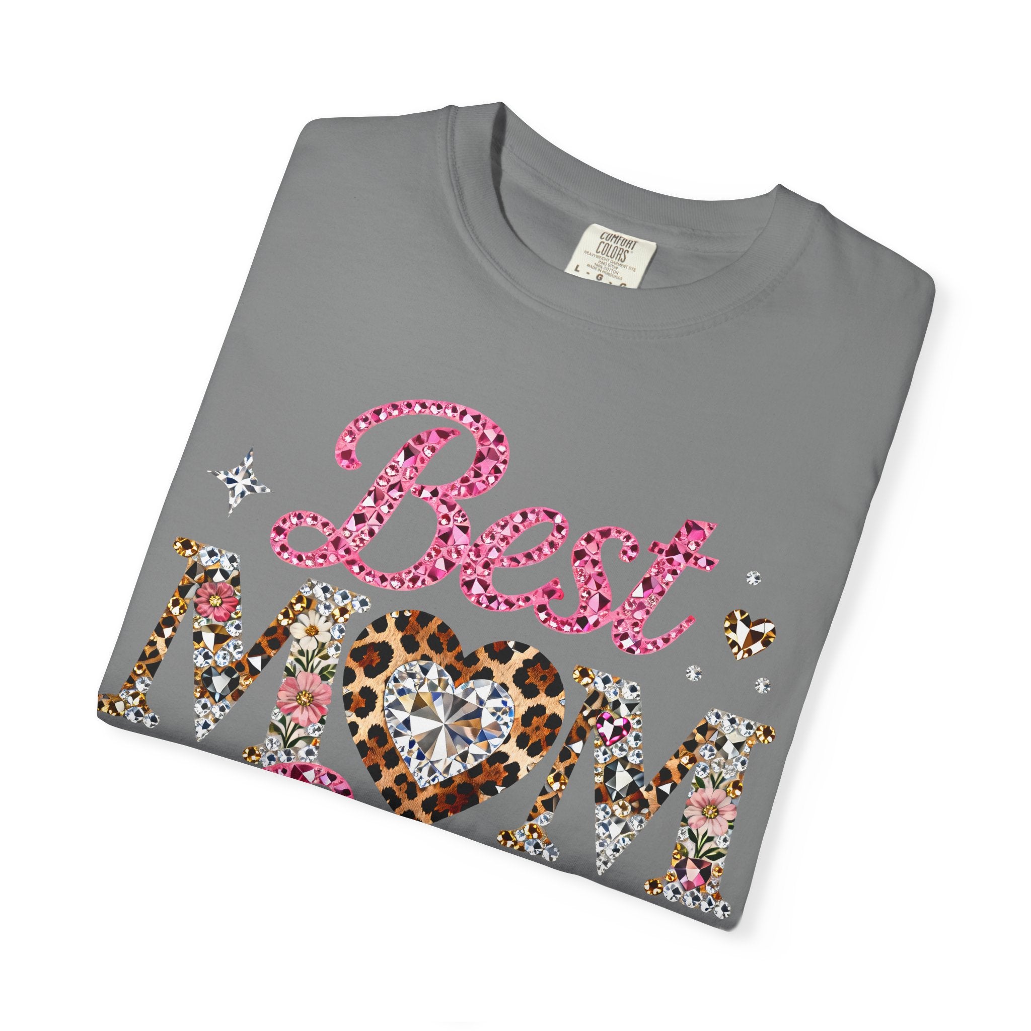 Best Mom Ever T-Shirt — Leopard Heart Mother's Day Gift