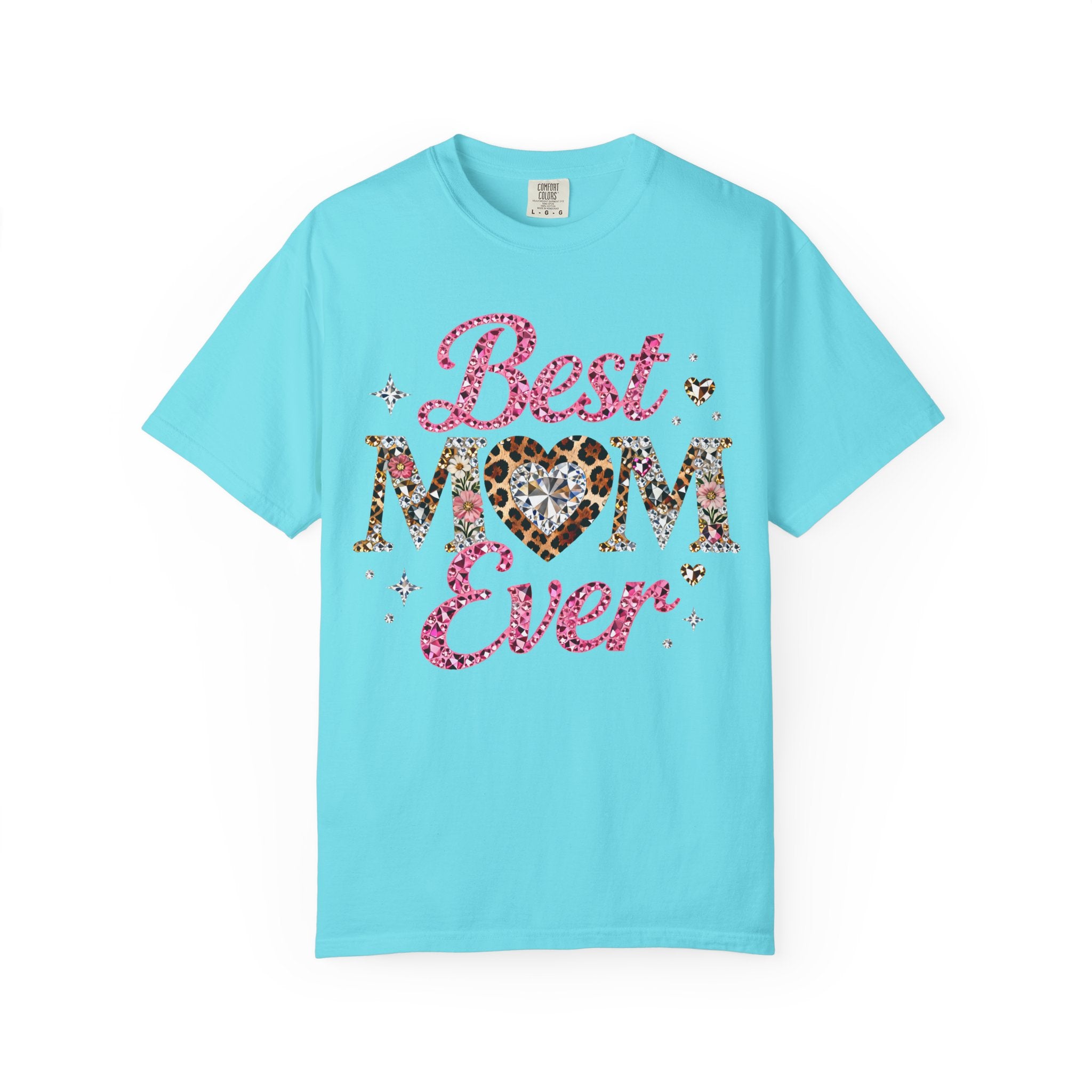 Best Mom Ever T-Shirt — Leopard Heart Mother's Day Gift