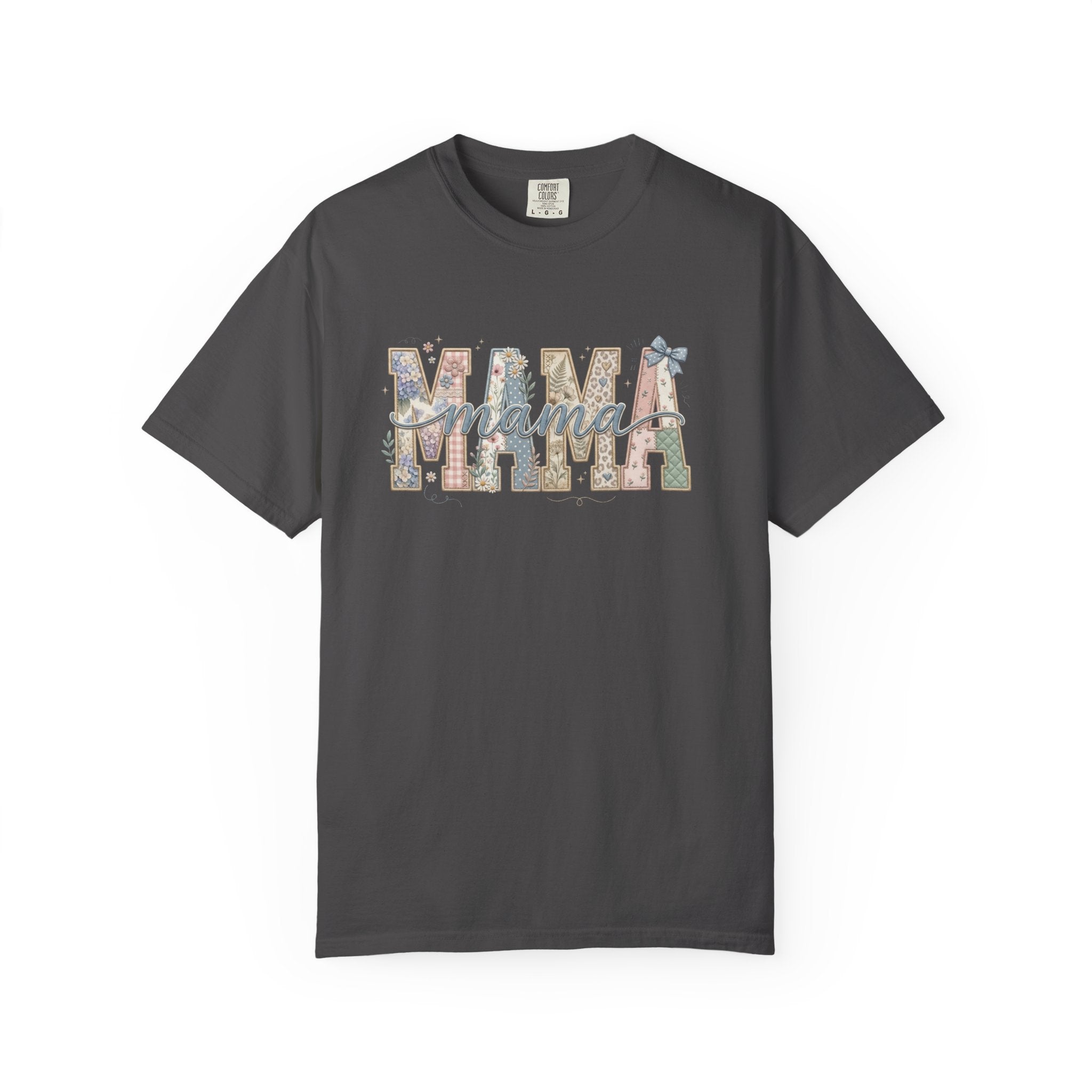 Mama Floral Graphic T-Shirt – Mother's Day Rustic Vintage Mom Tee