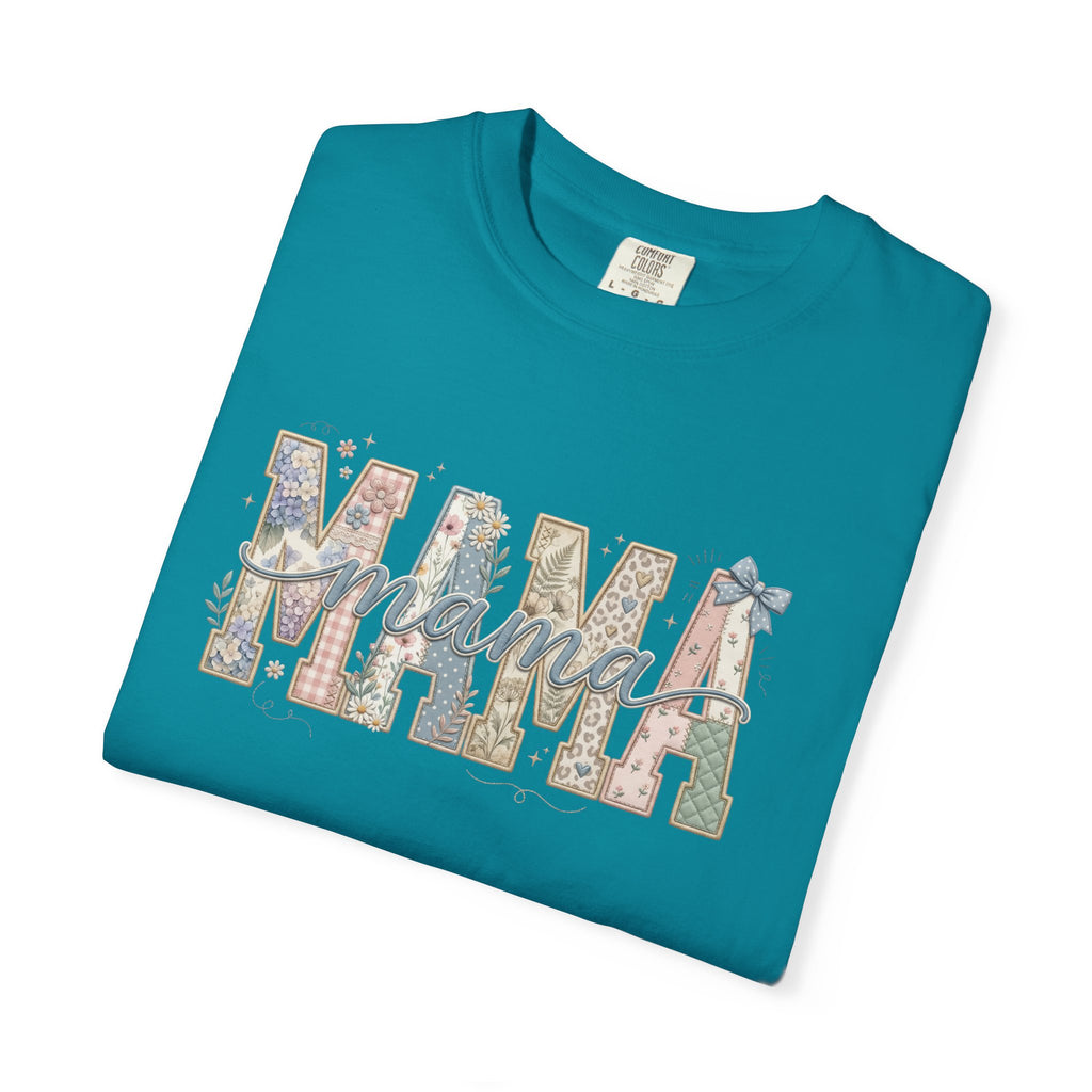 Mama Floral Graphic T-Shirt – Mother's Day Rustic Vintage Mom Tee