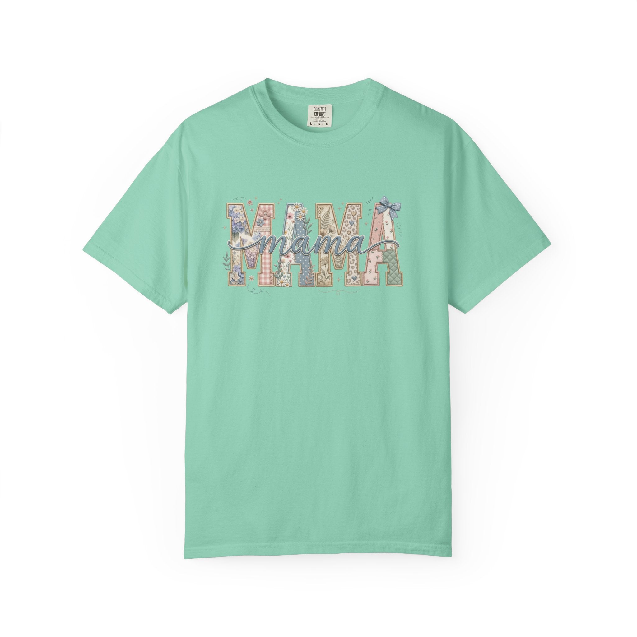 Mama Floral Graphic T-Shirt – Mother's Day Rustic Vintage Mom Tee