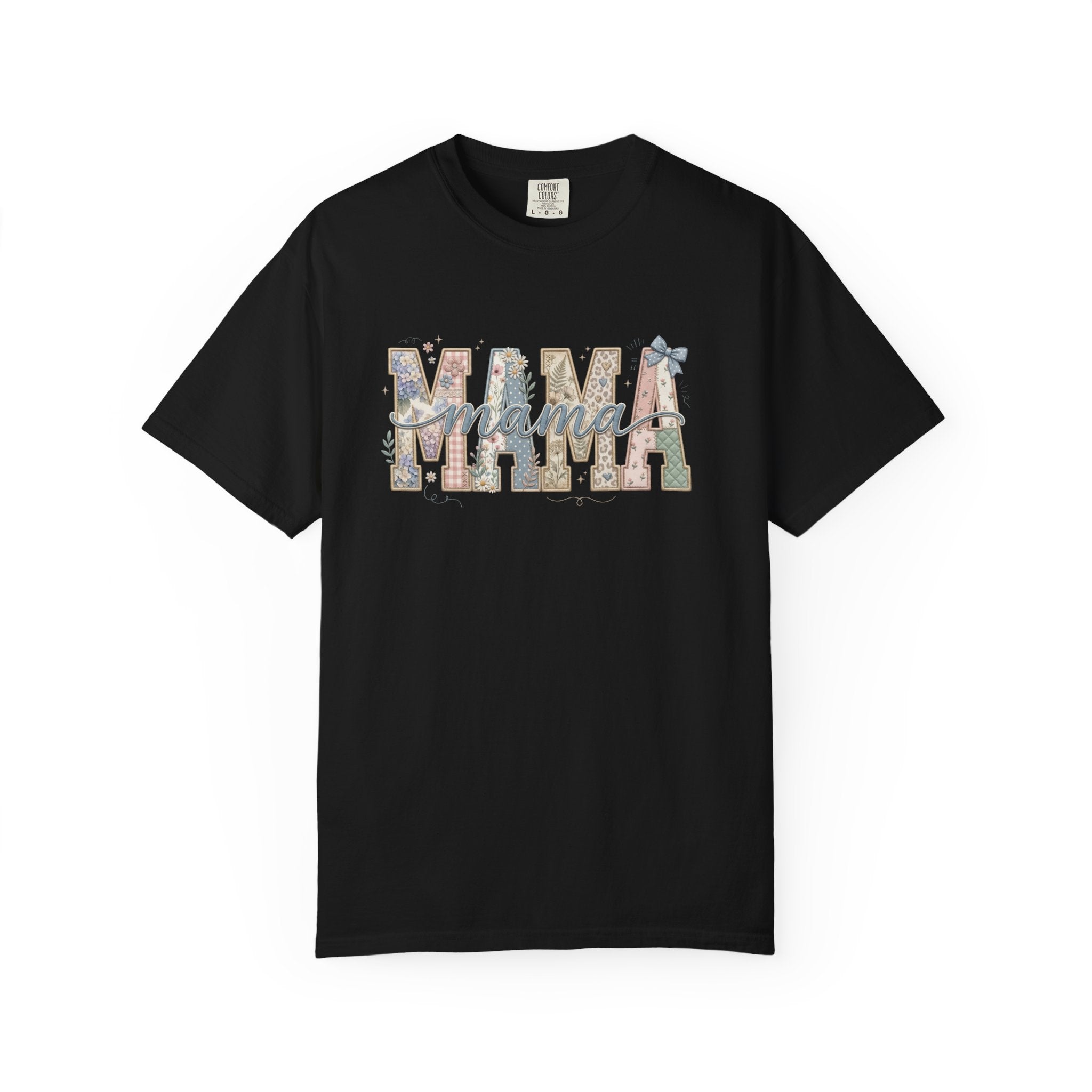 Mama Floral Graphic T-Shirt – Mother's Day Rustic Vintage Mom Tee