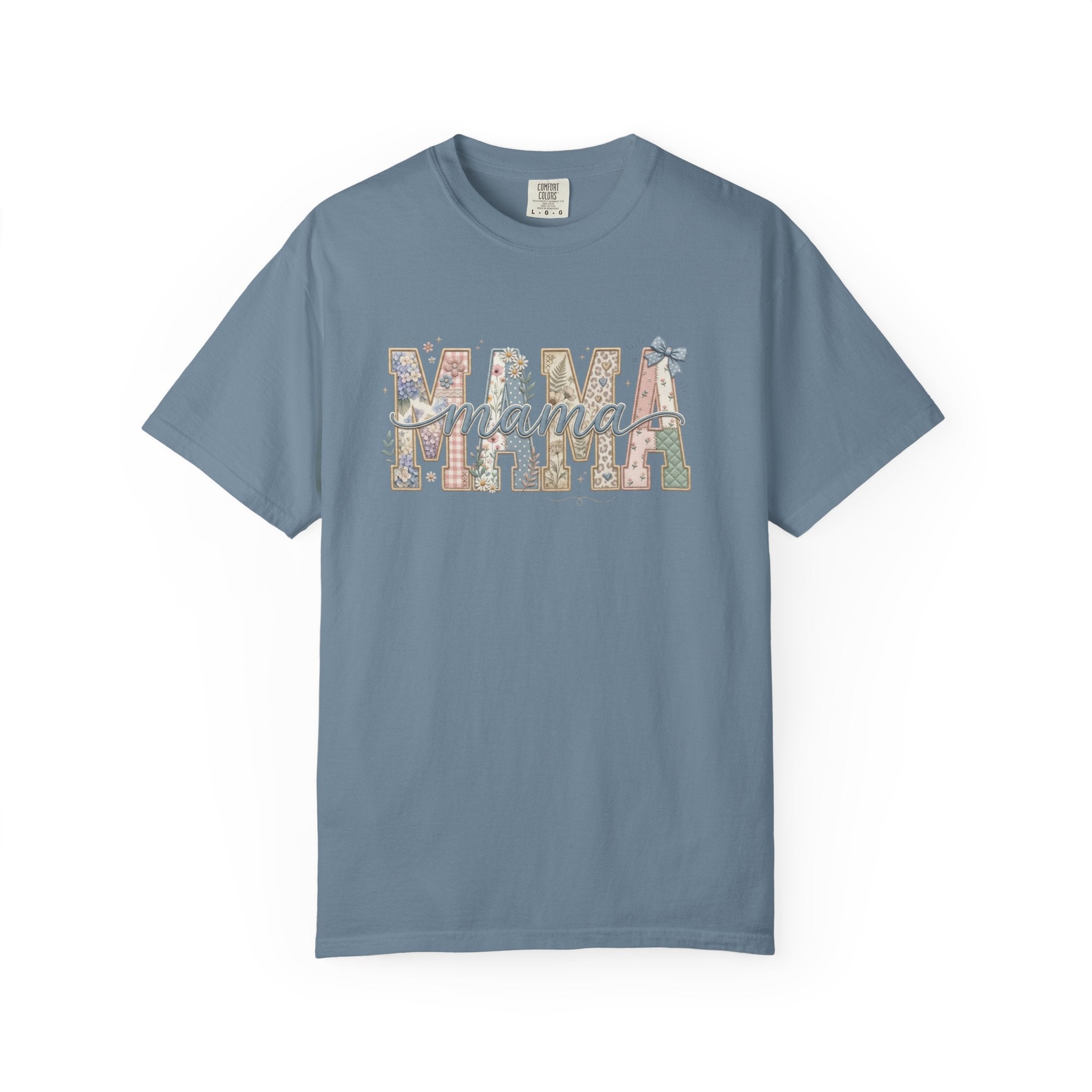 Mama Floral Graphic T-Shirt – Mother's Day Rustic Vintage Mom Tee