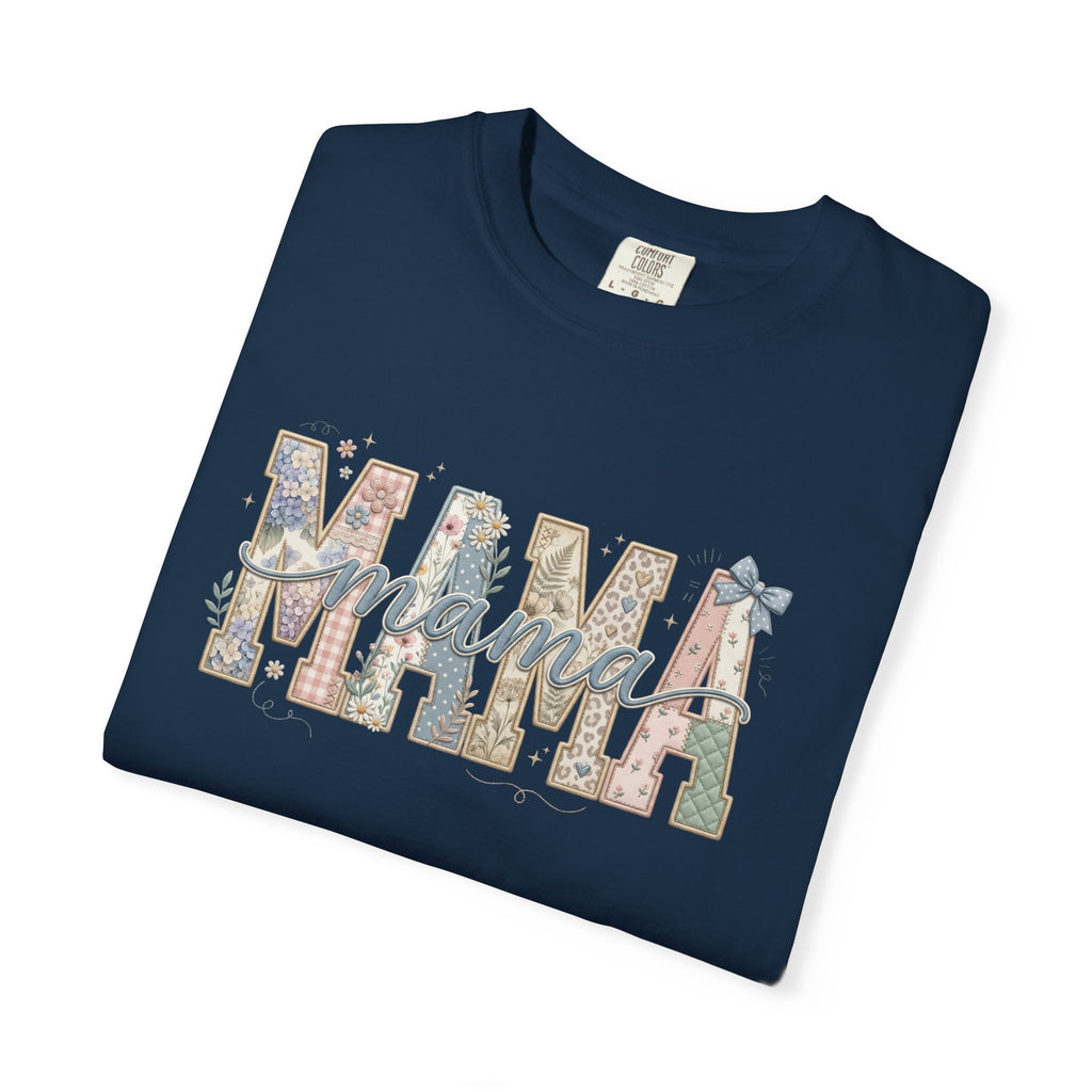 Mama Floral Graphic T-Shirt – Mother's Day Rustic Vintage Mom Tee