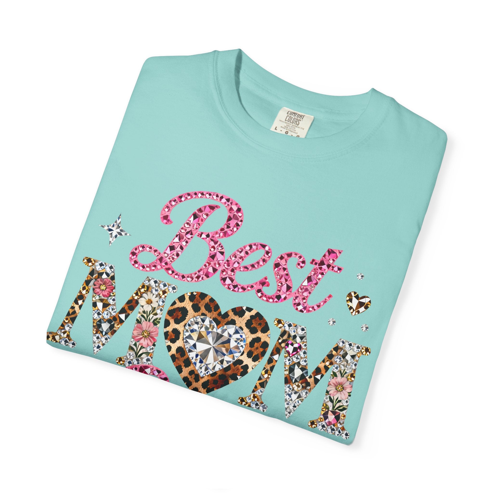 Best Mom Ever T-Shirt — Leopard Heart Mother's Day Gift