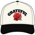 Grateful Two-Tone Cap — Embroidered Retro Trucker Hat