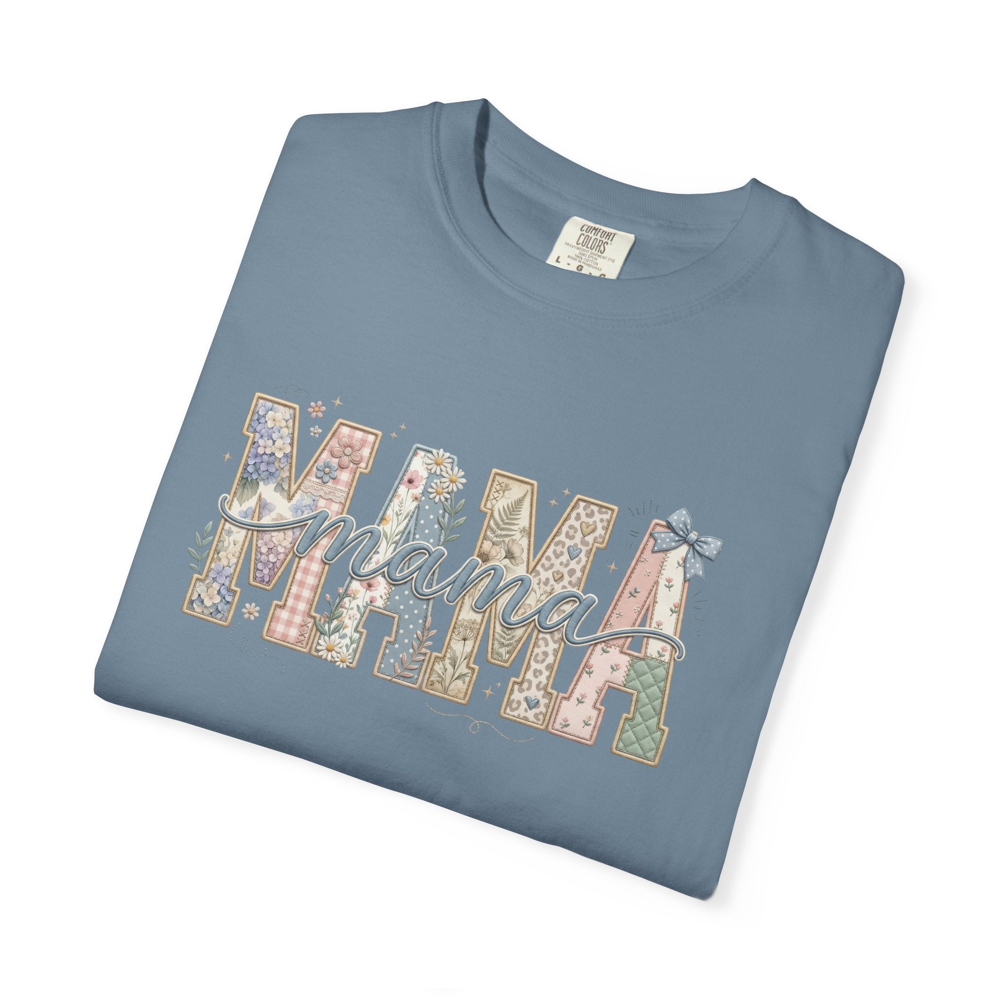 Mama Floral Graphic T-Shirt – Mother's Day Rustic Vintage Mom Tee