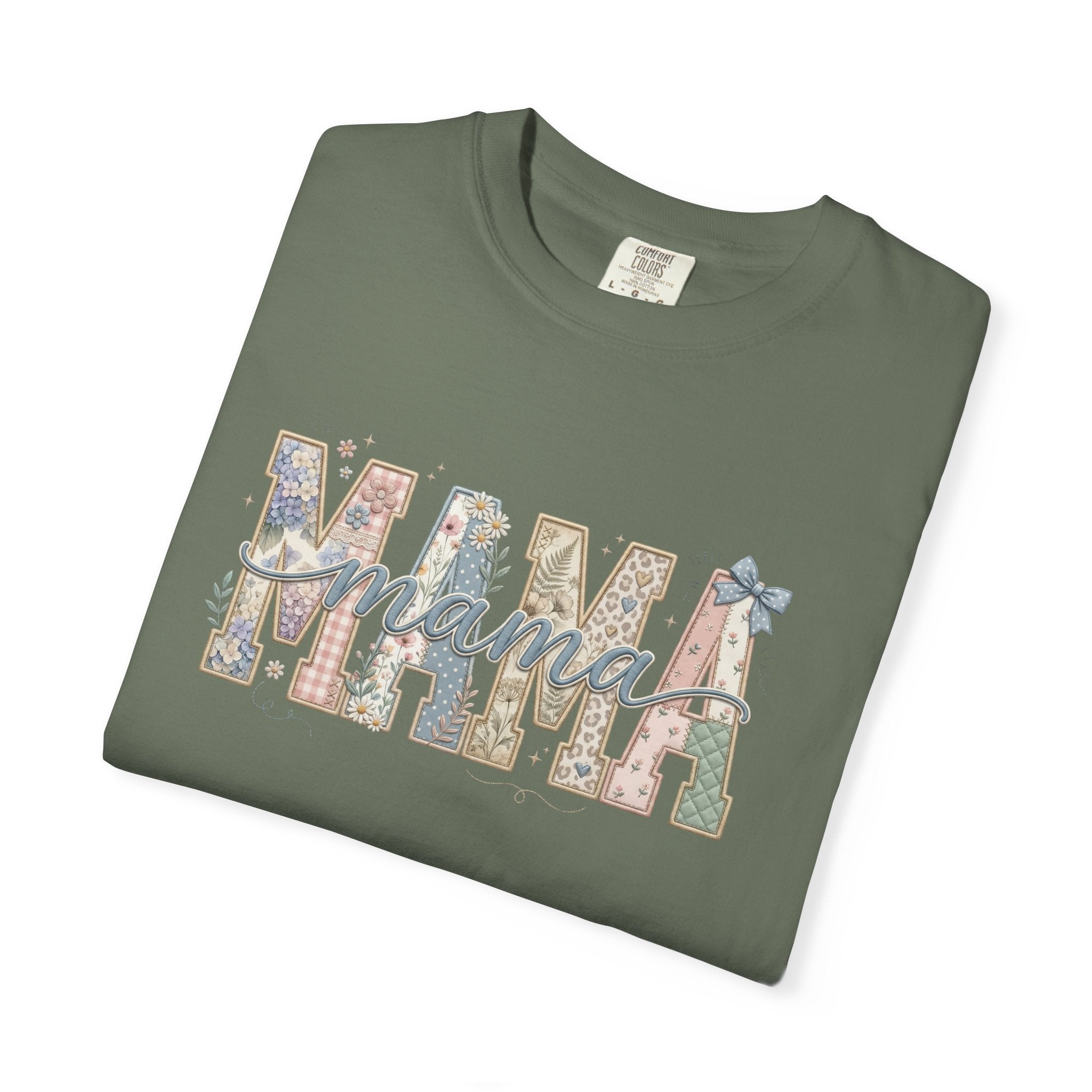 Mama Floral Graphic T-Shirt – Mother's Day Rustic Vintage Mom Tee