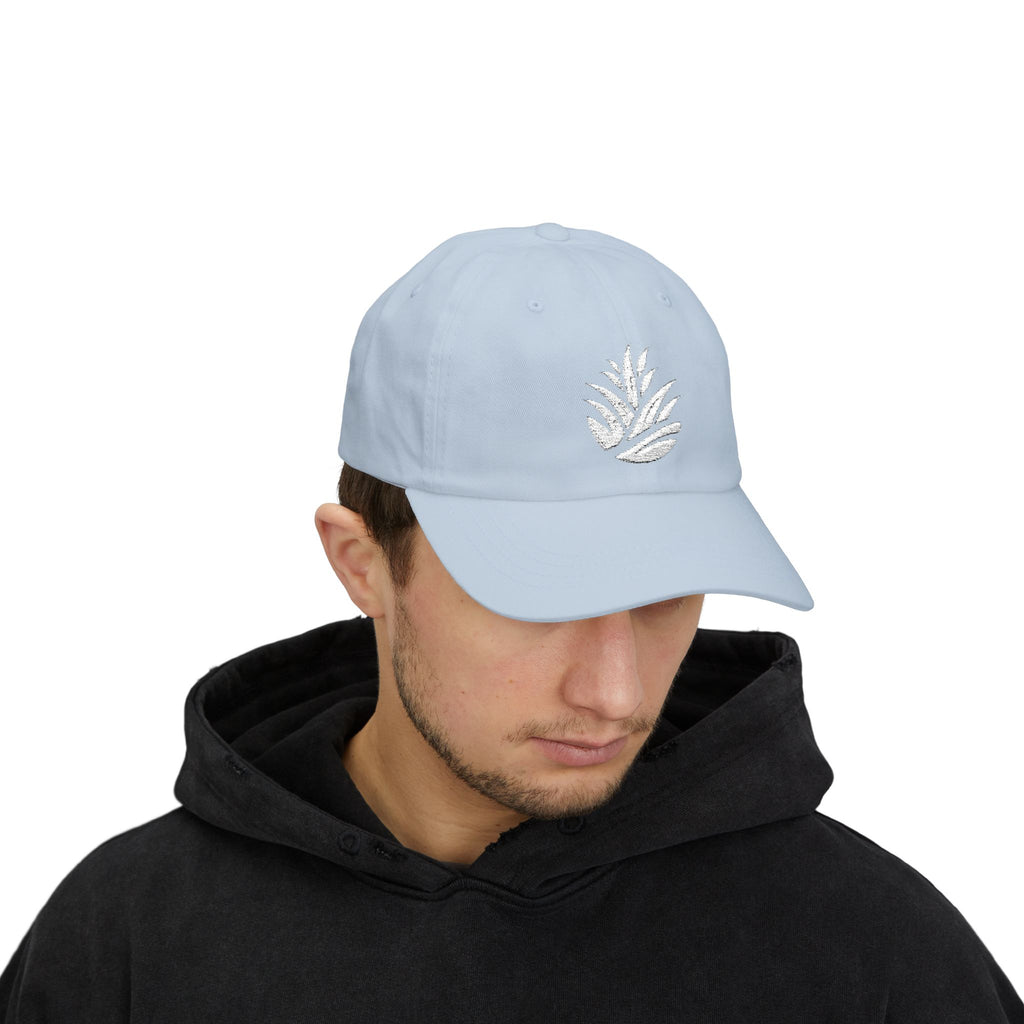 White Blue Weber Agave Hat