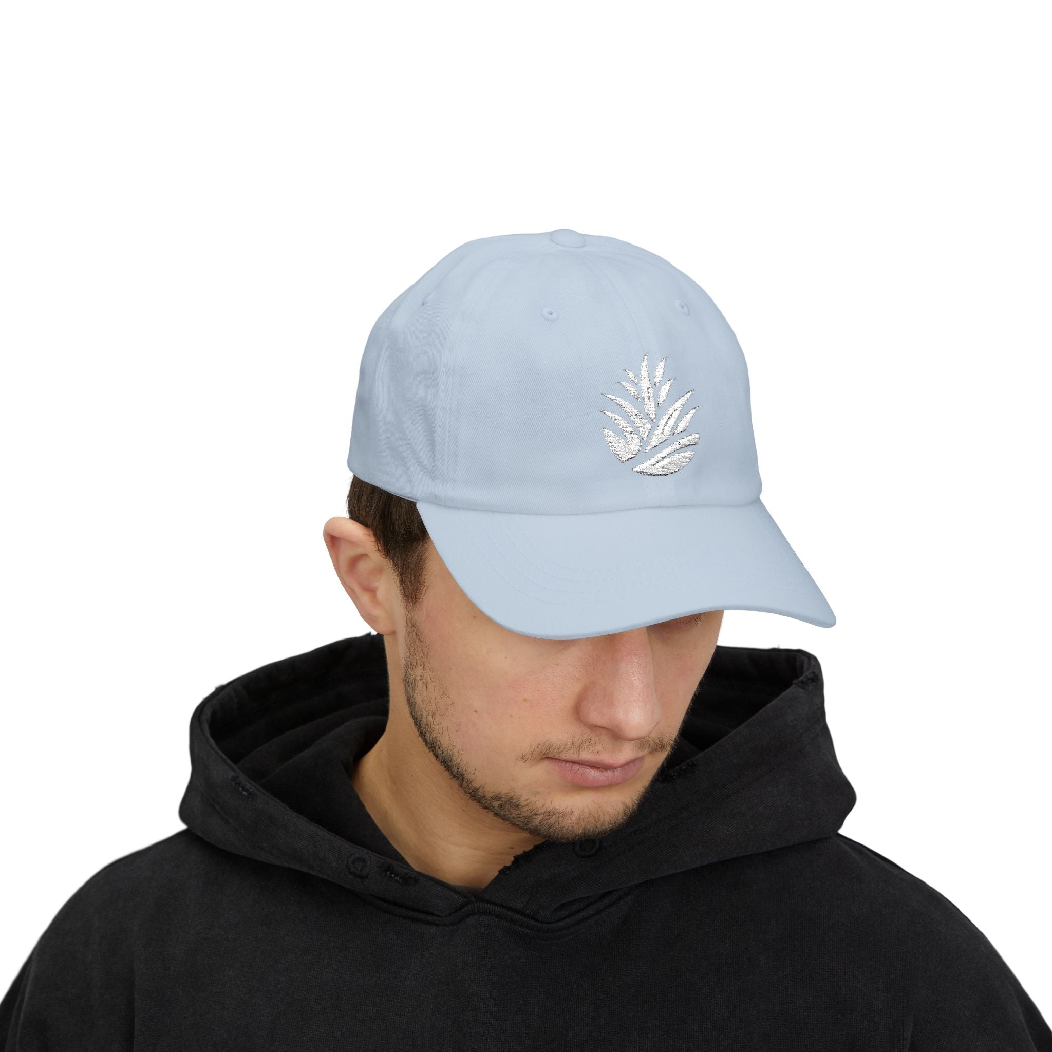 White Blue Weber Agave Hat